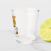 Koffie Cat Shotglass Shot Glas (Rechts)