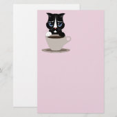 KOFFIE CAT-STATIONERIE BRIEFPAPIER (Voorkant / Achterkant)