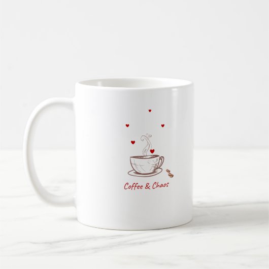 Koffie & Chaos Koffiemok (Links)