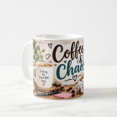Koffie & Chaos Mok (Voorkant links)