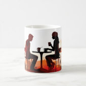 Koffie, Chat en Liefde | Een romantische Mok (Center)