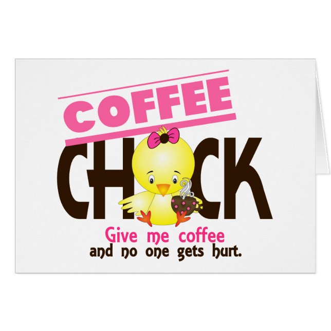 Koffie Chick 4 (Voorkant Horizontaal)