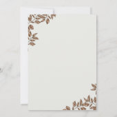 Koffie Chinoiserie met Baby shower Coffee Party Kaart (Achterkant)