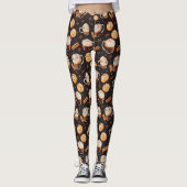 Koffie Chocolade en Cookies Leggings (Voorkant)