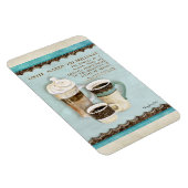 Koffie & Chocolade Java - Keukendecormagneet Magneet (Rechterzijde)