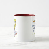 Koffie, chocolade, mannen mok (Midden)