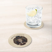 Koffie/Chocolade tovenaar Ronde Kartonnen Onderzetter (Insitu)