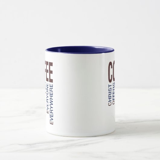 Koffie Christelijke afkorting Mok (Midden)