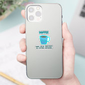 Koffie Christelijke Vergeving Sticker (Telefoon)
