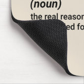 Koffie, cijfers en grappen - Funny Accountant Muismat (Hoek)