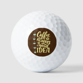 koffie citaat golfballen