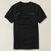 Koffie Code  T-shirt (Design voorkant)