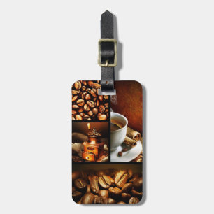 Koffie Collage 2 Bagagelabel