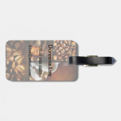 Koffie Collage 2 Bagagelabel (Achterkant horizontaal)