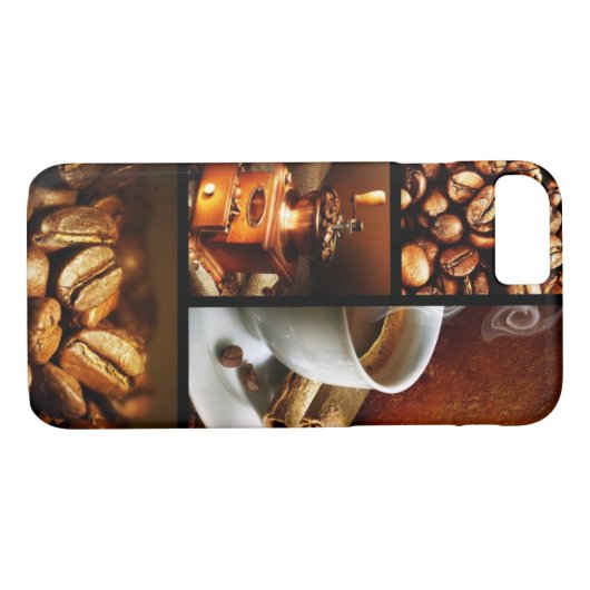 Koffie Collage 2 Case-Mate iPhone Case (Achterkant (Horizontaal))