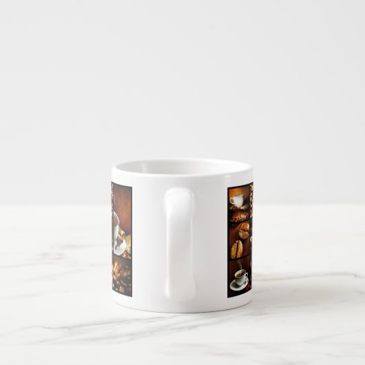 Koffie Collage 2 Espresso Kop (Achterkant)