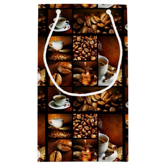 Koffie Collage 2 Klein Cadeauzakje (Achterkant)