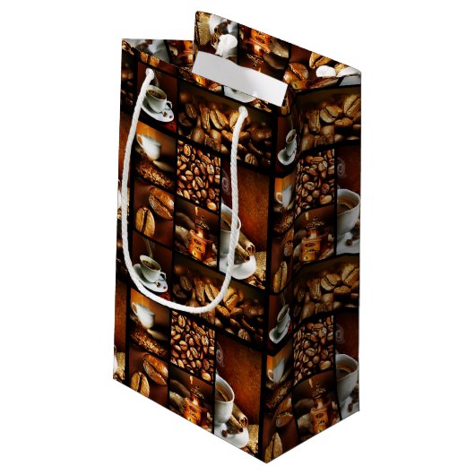 Koffie Collage 2 Klein Cadeauzakje (Achterkant Gekanteld)