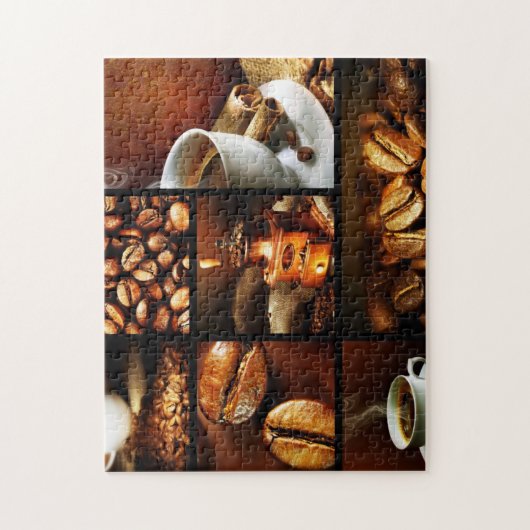 Koffie Collage 2 Legpuzzel (Verticaal)