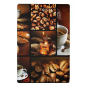 Koffie Collage 2 Mini Klembord (Achterkant)