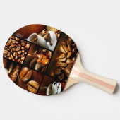 Koffie Collage 2 Tafeltennisbatje (Zijkant)