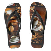 Koffie Collage 2 Teenslippers (Voetbed)