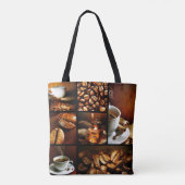 Koffie Collage 2 Tote Bag (Achterkant)