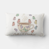 Koffie & Comfort Vreedzame Vlinder Kussen (Achterkant)
