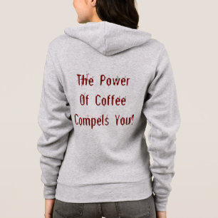 Koffie compileert je rood hoodie
