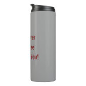 Koffie compileert je rood thermosbeker (Geroteerd rechts)