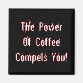 Koffie compileert je wit magneet (Voorkant)