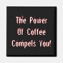 Koffie compileert je wit magneet