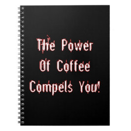 Koffie compileert je wit notitieboek