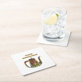 Koffie Connaisseur Bloem Koffiepot Kartonnen Onderzetters (Insitu)