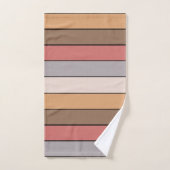 Koffie crème grijs stoffig Roos op Waterverf papie Bad Handdoek (Handdoek)