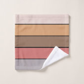 Koffie crème grijs stoffig Roos op Waterverf papie Bad Handdoek (Wasdoekje)