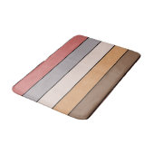 Koffie crème grijs stoffig Roos op Waterverf papie Badmat (Gekanteld)