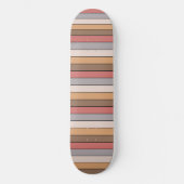 Koffie crème grijs stoffig Roos op Waterverf papie Persoonlijk Skateboard (Voorkant)