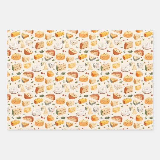 Koffie Croissant Cheese Frankrijk Inpakpapier Vel (Voorkant 3)