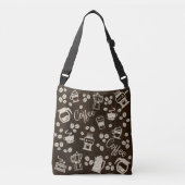 Koffie - Cross Body Tas (Voorkant)