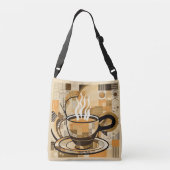 Koffie Crossbody Tas (Achterkant)