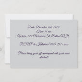 Koffie Cup bruiloft douche uitnodiging (Achterkant)