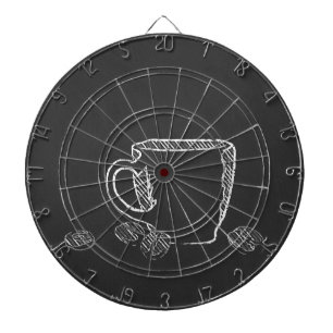 KOFFIE CUP CHALK DARTBORD