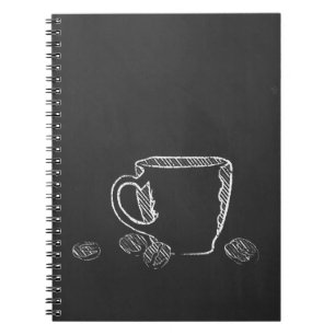 KOFFIE CUP CHALK NOTITIEBOEK