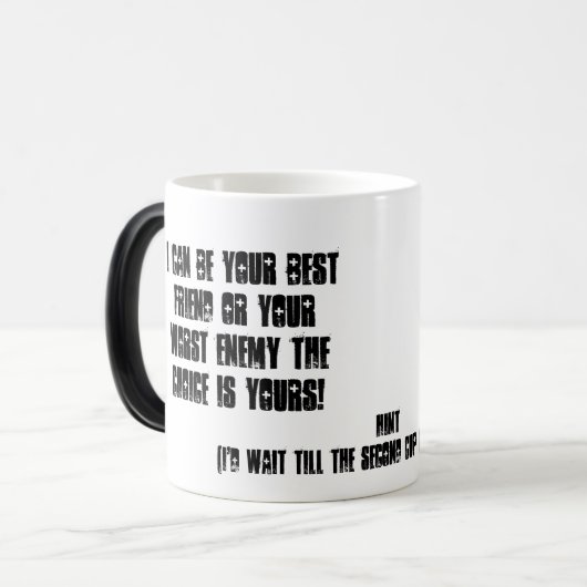 KOFFIE CUP MAGISCHE MOK (Voorkant links)