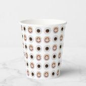 Koffie Cup Patroon Papier Cups Papieren Bekers (Rechts)
