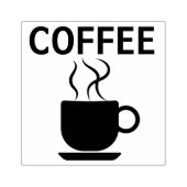 KOFFIE CUP RUBBER STAMP RUBBERSTEMPEL (Afrduk)