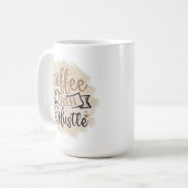 Koffie dan gedraag koffiemok (Voorkant links)