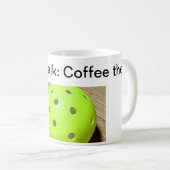 Koffie dan Pickleball Koffiemok (Voorkant rechts)