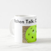 Koffie dan Pickleball Koffiemok (Voorkant links)